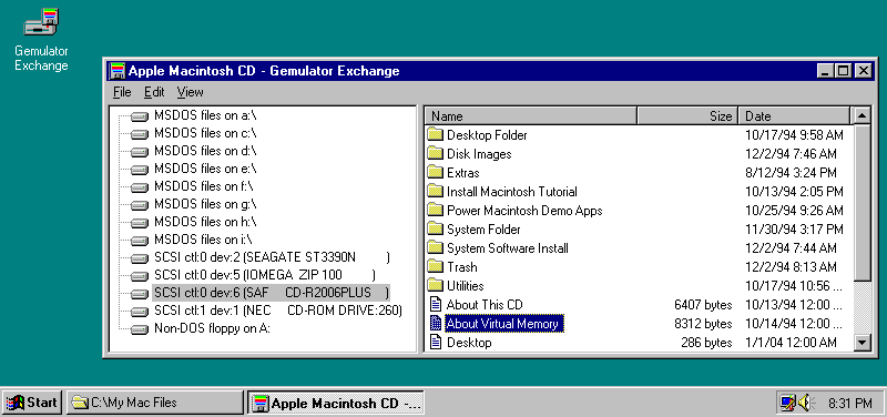 cd emulator mac